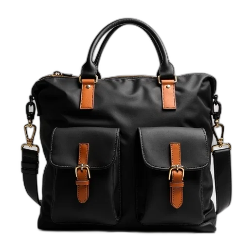 3d render, dark, photo, bag transparent PNG cut-out