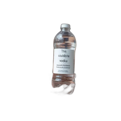 bottle, hair, weapon, dress, 3d render, person, sitting, floor transparent PNG cut-out