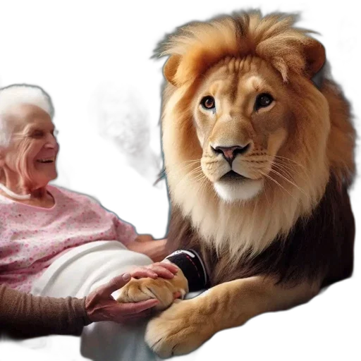 animal, furniture, photorealistic, concept art, oil painting, 3d render, group, seniors transparent PNG cut-out