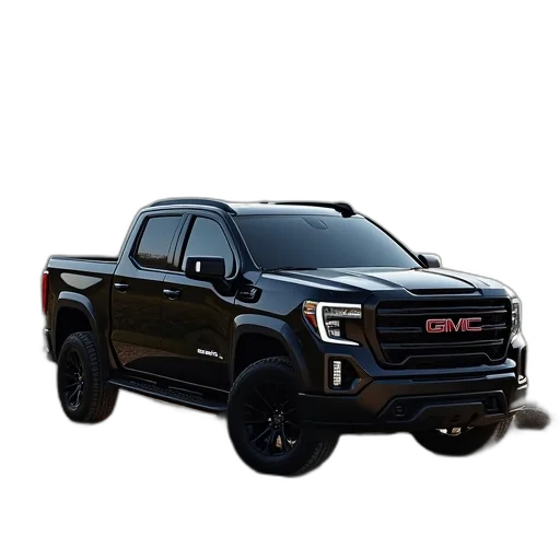 car, black, 2021, gmc transparent PNG cut-out