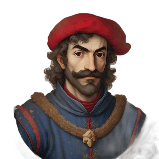 face, crown, staff, sword, fantasy art, concept art, photorealistic, oil painting transparent PNG cut-out