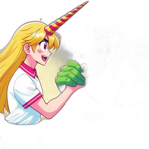 sword, weapon, food, hat, anime, concept art, vaporwave, pixel art transparent PNG cut-out