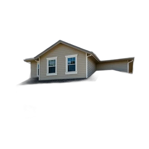 building, furniture, umbrella, staff, 3d render, concept art, photorealistic, two-story transparent PNG cut-out