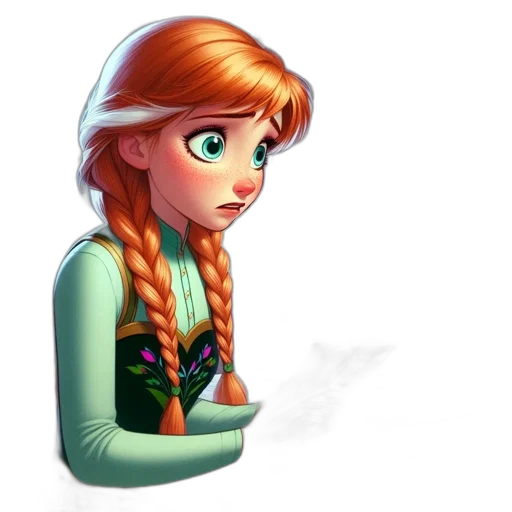 dress, face, fantasy art, pixel art, concept art, 3d render, snow, fire transparent PNG cut-out