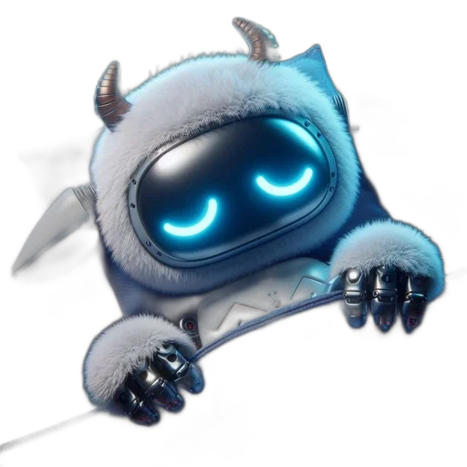 staff, weapon, robot, creature, concept art, 3d render, fantasy art, pixel art transparent PNG cut-out