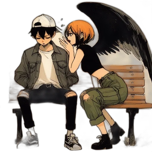 jacket, anime, comic book art, concept art, watercolor, fire, monochrome, two transparent PNG cut-out