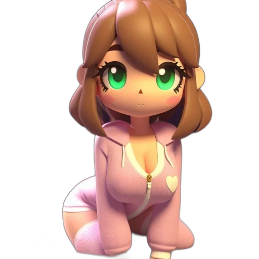 dress, creature, robot, staff, 3d render, pixel art, concept art, anime transparent PNG cut-out