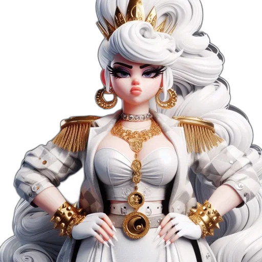 jewelry, crown, staff, dress transparent PNG cut-out