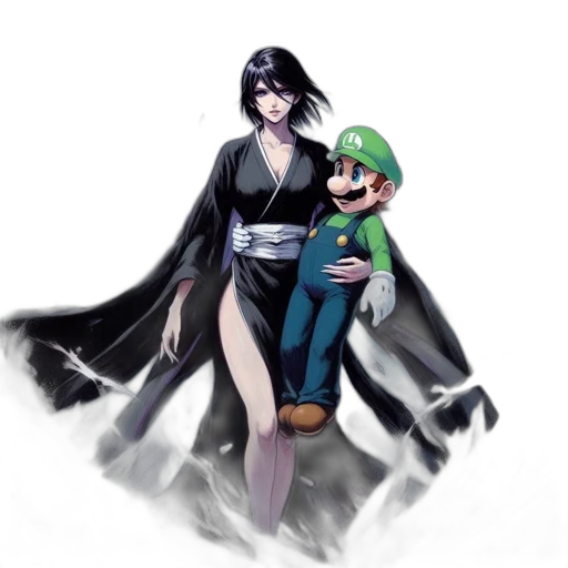 dress, hat, concept art, pixel art, comic book art, fantasy art, monochrome, green transparent PNG cut-out