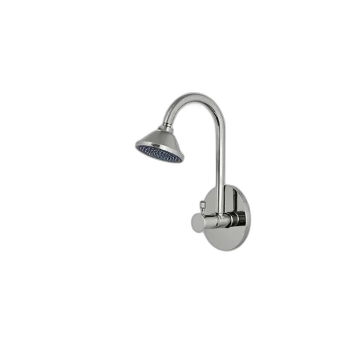 jewelry, staff, silver, shower, head, curved, handle, shown transparent PNG cut-out