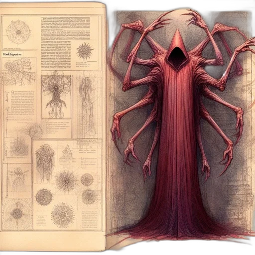 creature, hair, dress, crown, concept art, fantasy art, comic book art, red transparent PNG cut-out