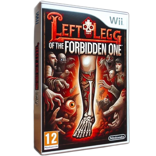 image, shows, box, art, wii, game, left, leg transparent PNG cut-out