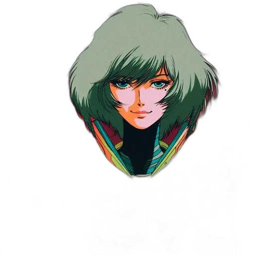 jacket, face, mask, hair transparent PNG cut-out