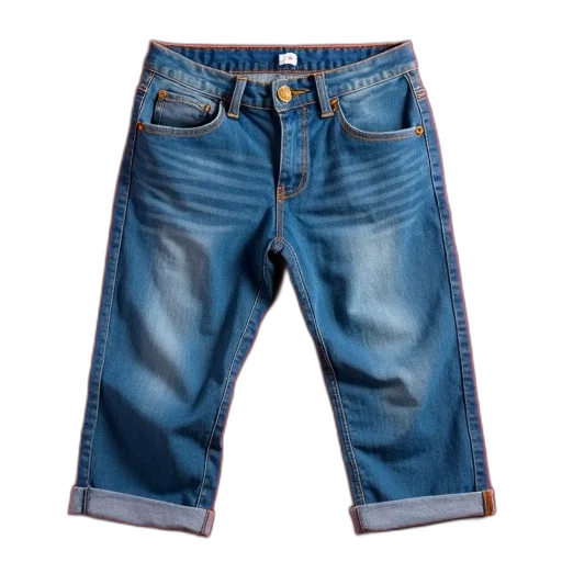 jacket, 3d render, blue, pair, denim, jeans, button, fly transparent PNG cut-out