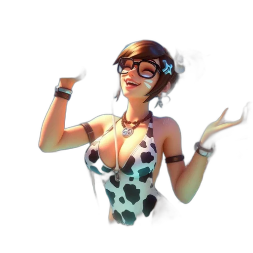 dress, staff, concept art, pixel art, fantasy art, 3d render, animated, character transparent PNG cut-out