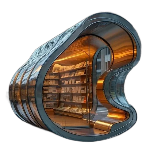 furniture, jewelry, shoes, weapon, 3d render, concept art, cyberpunk, modern transparent PNG cut-out