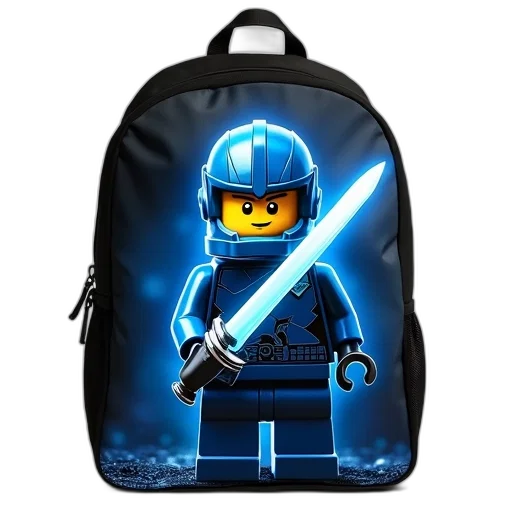 jacket, staff, pixel art, concept art, 3d render, comic book art, black, backpack transparent PNG cut-out