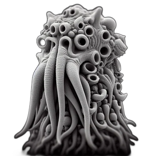 creature, hair, crown, animal, concept art, 3d render, photorealistic, fantasy art transparent PNG cut-out