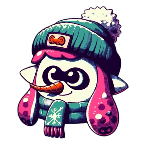 staff, hat, animal, creature, pixel art, concept art, 3d render, cartoon transparent PNG cut-out