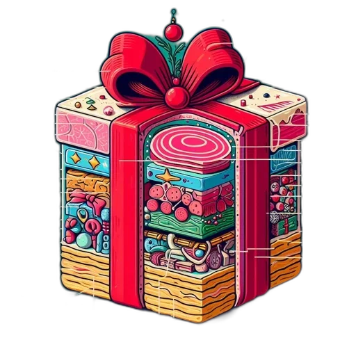 food, jewelry, pixel art, concept art, 3d render, red, image, vibrant transparent PNG cut-out