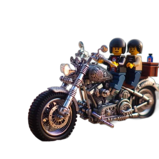 car, 3d render, concept art, photorealistic, pixel art, two, lego, figures transparent PNG cut-out