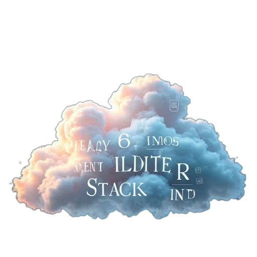 pixel art, 3d render, concept art, fantasy art, pastel, dark, blue, word transparent PNG cut-out