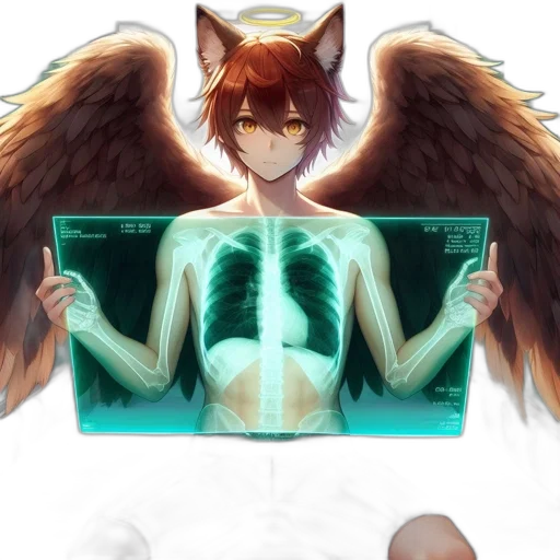 creature, animal, mask, anime, vaporwave, fantasy art, concept art, underwater transparent PNG cut-out
