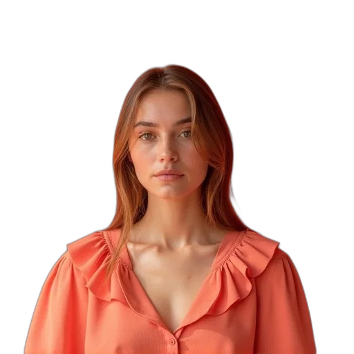 dress, jacket, face, jewelry transparent PNG cut-out