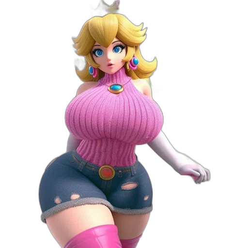 dress, concept art, 3d render, vaporwave, cartoon, pastel, version, princess transparent PNG cut-out