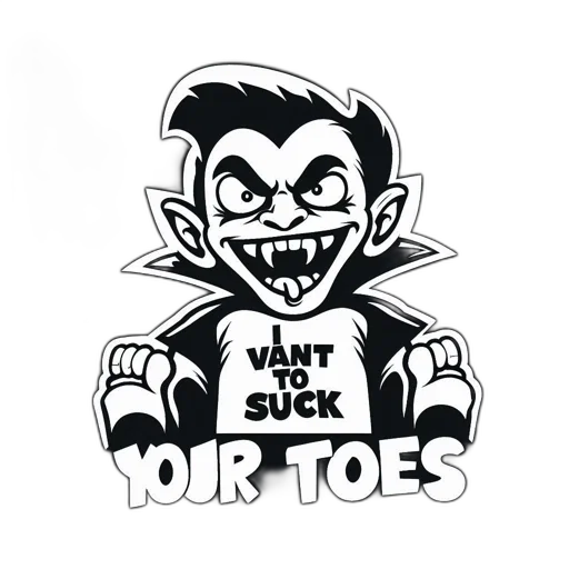 shoes, cartoon, illustrated, vampire, monster, character, pointed, ears transparent PNG cut-out