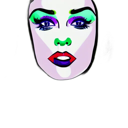 mask, face, cartoon, photorealistic transparent PNG cut-out