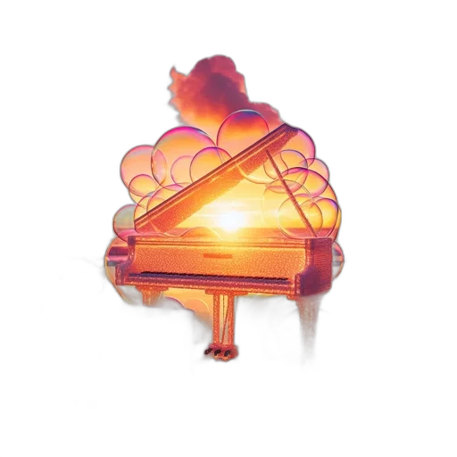 umbrella, crown, jacket, furniture, concept art, watercolor, vaporwave, pixel art transparent PNG cut-out