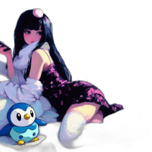 dress, robot, animal, creature, pixel art, anime, 3d render, concept art transparent PNG cut-out