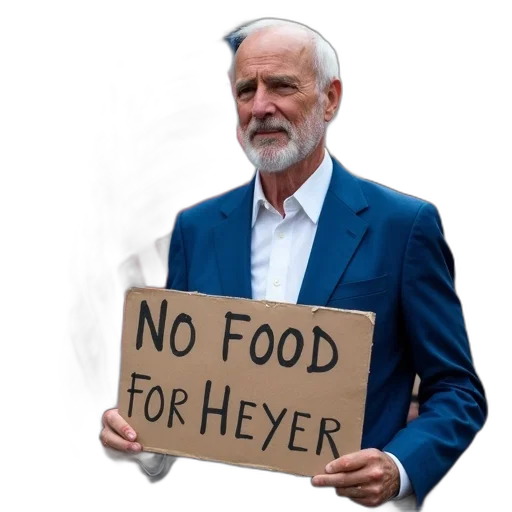 food, group, people, gathered, protest, one, man, holding transparent PNG cut-out