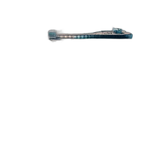 staff, sword, weapon, hair, 3d render, photorealistic, vaporwave, blue transparent PNG cut-out