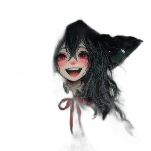 mask, creature, staff, face, 3d render, concept art, fantasy art, anime transparent PNG cut-out