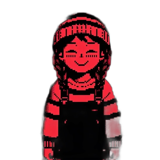 jacket, mask, hat, face, 3d render, pixel art, cartoon, concept art transparent PNG cut-out