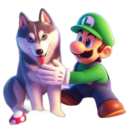 animal, pixel art, concept art, 3d render, fantasy art, green, monochrome, snowy transparent PNG cut-out