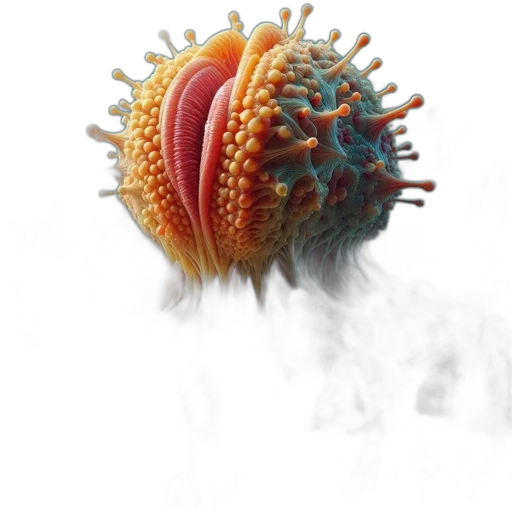 creature, hair, dragon, crown, 3d render, concept art, photorealistic, elaborate transparent PNG cut-out