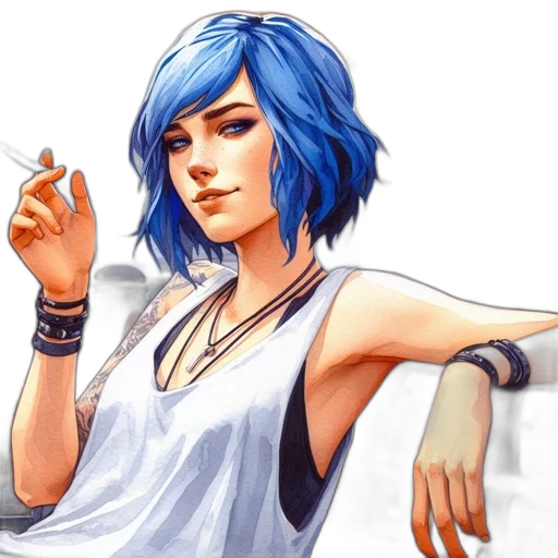 jewelry, dress, concept art, fantasy art, pixel art, photorealistic, blue, monochrome transparent PNG cut-out