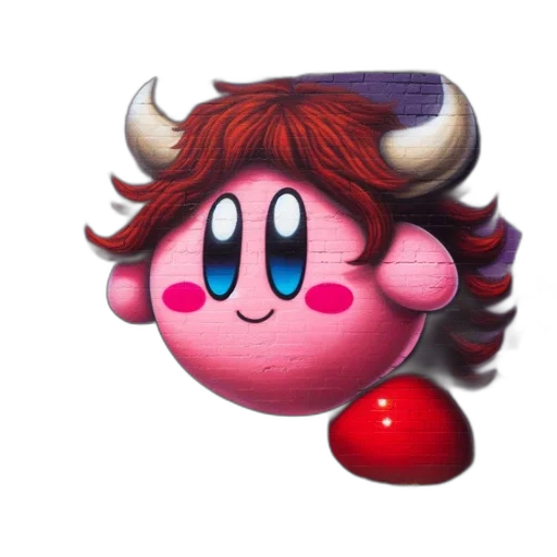 animal, mask, hair, crown, 3d render, vaporwave, concept art, pixel art transparent PNG cut-out
