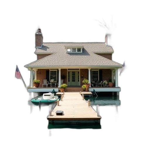 building, furniture, umbrella, 3d render, photorealistic, watercolor, concept art, pastel transparent PNG cut-out
