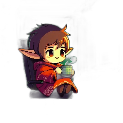 staff, dragon, fantasy art, pixel art, concept art, watercolor, pixelated, character transparent PNG cut-out