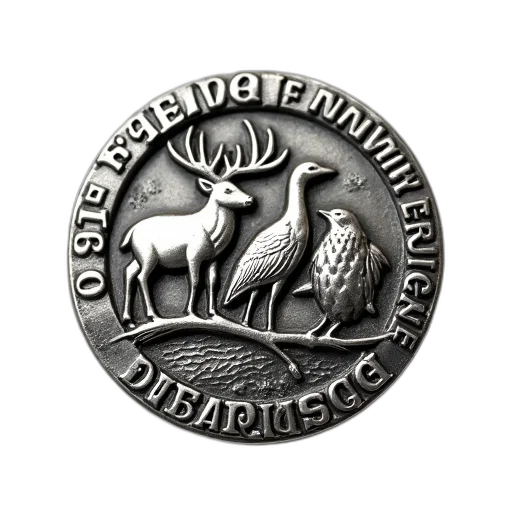 jewelry, fantasy art, silver, brooch, detailed, design, featuring, deer transparent PNG cut-out