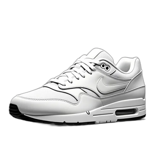 shoes, 3d render, photorealistic, vaporwave transparent PNG cut-out