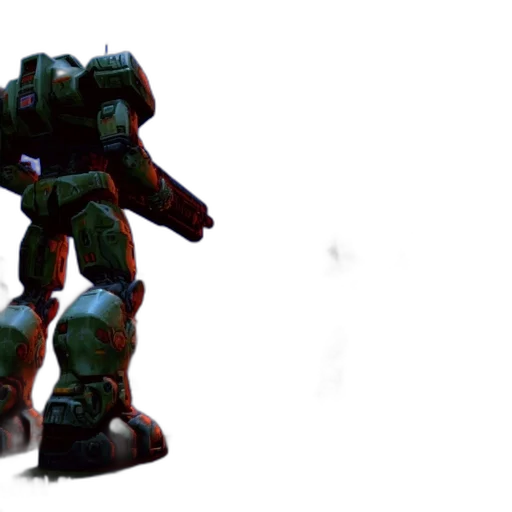 robot, weapon, creature, staff, 3d render, concept art, pixel art, fantasy art transparent PNG cut-out