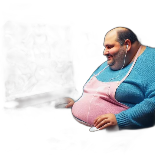 robot, food, jacket, creature, concept art, 3d render, photorealistic, vaporwave transparent PNG cut-out