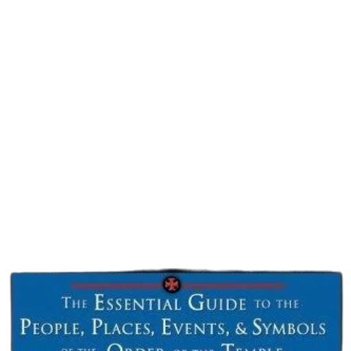 templar, encyclopedia, essential, guide, people, places, events, symbols transparent PNG cut-out