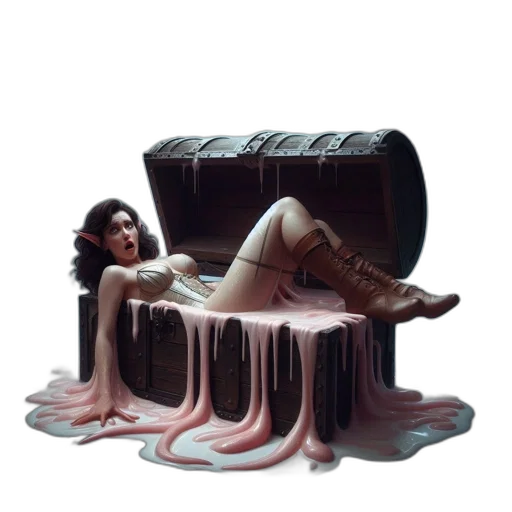 furniture, shoes, dress, jewelry, concept art, 3d render, photorealistic, vaporwave transparent PNG cut-out