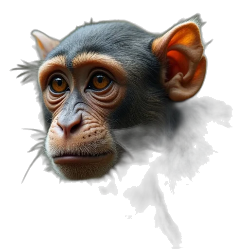 animal, face, creature, staff transparent PNG cut-out